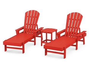 POLYWOOD® South Beach Vibrant Chaise 3-Piece Set