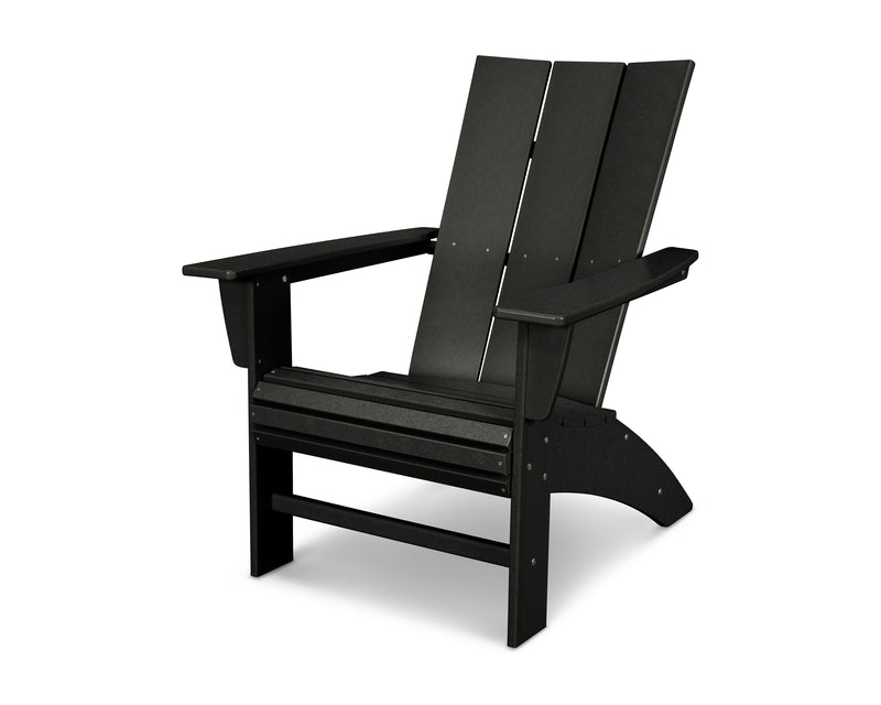 POLYWOOD Modern Curveback Adirondack Chair American Backyard